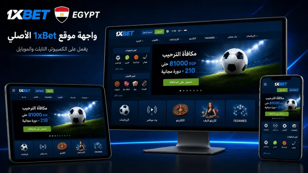 1xbet واجهة المستخدم