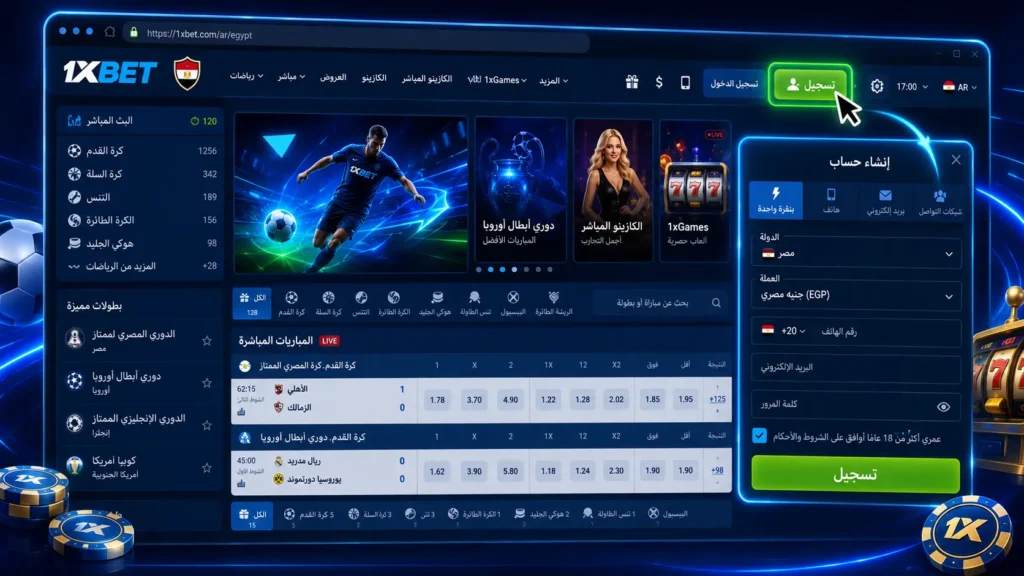 1xbet انتقل إلى الموقع الإلكتروني